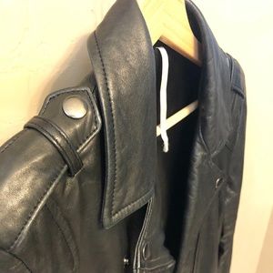 Truth and Pride Leather Jacket, women small, GUC